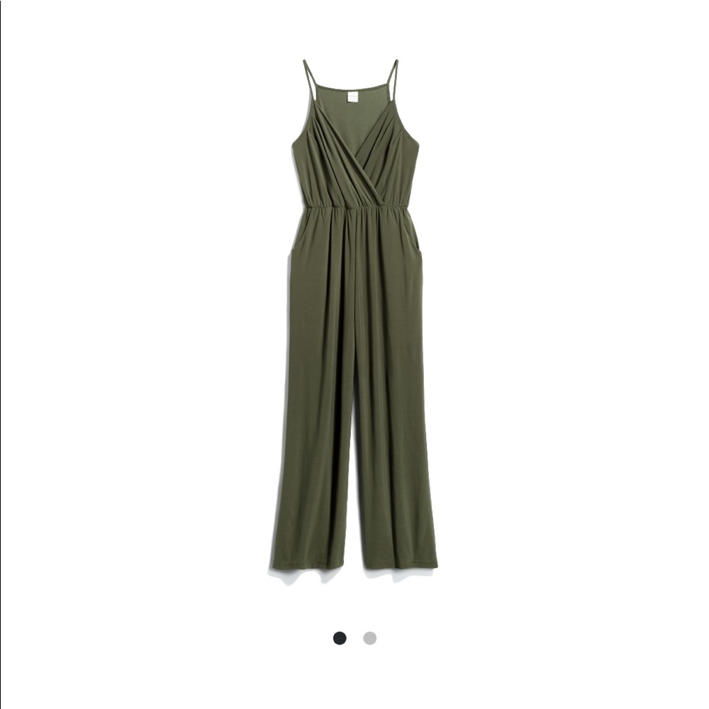 Army green jumpsuit